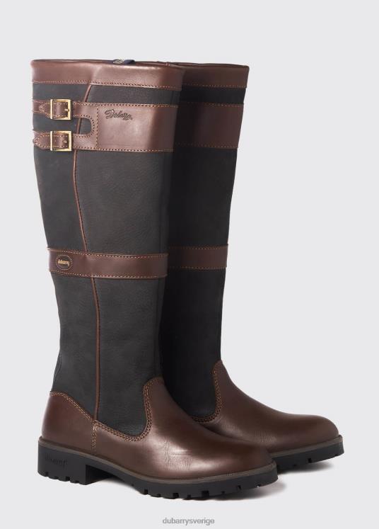 kvinnor longford countrystövel DPXF264 Skodon svart brun Dubarry kvinnor longford countrystövel DPXF264 Skodon svart brun Dubarry